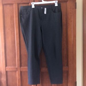 Grey Ponte jeggings from Talbot. Never worn.